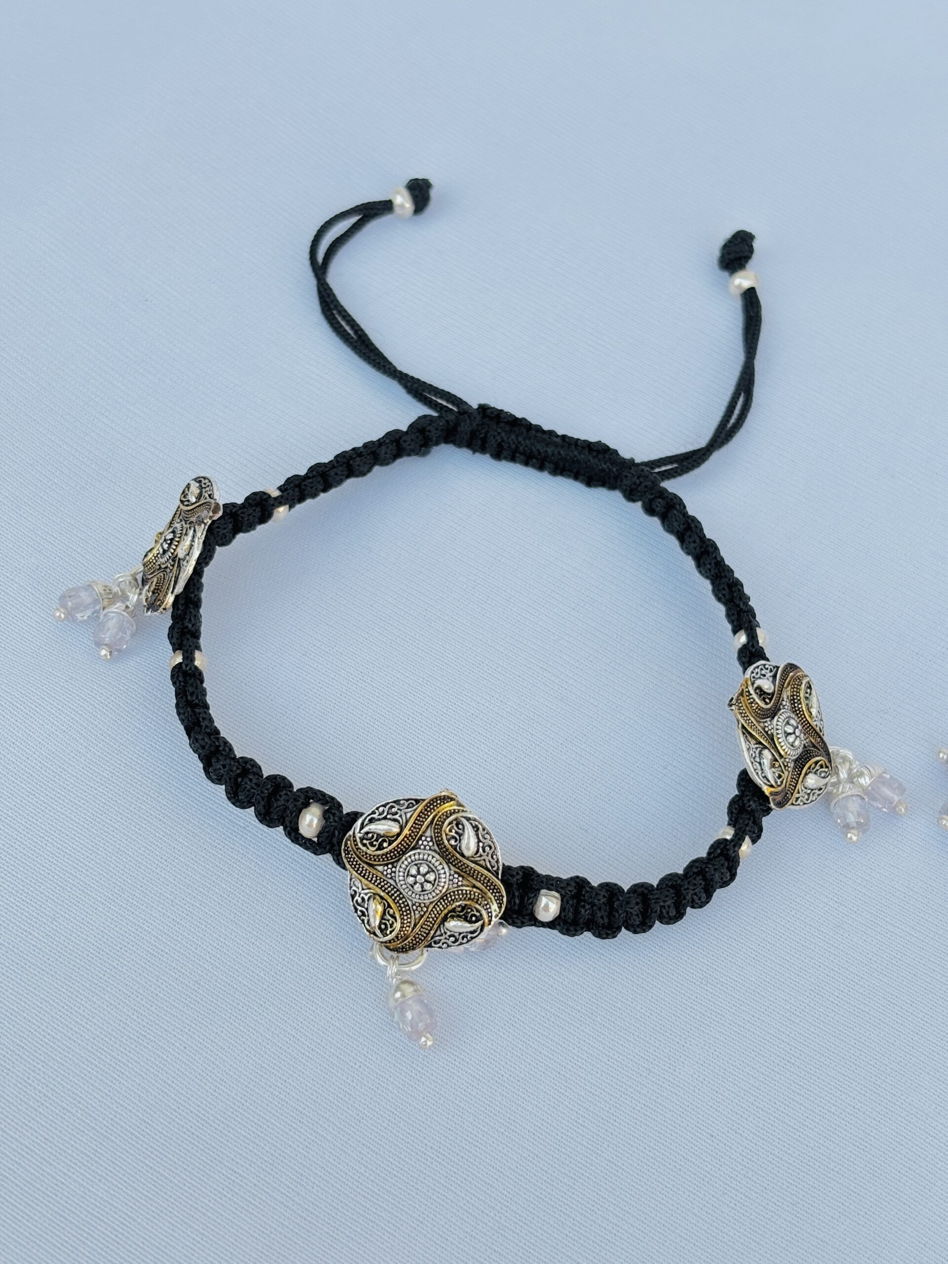 Traditional Silver Beads Dhaga Payal