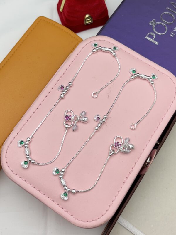Simple Silver Payal