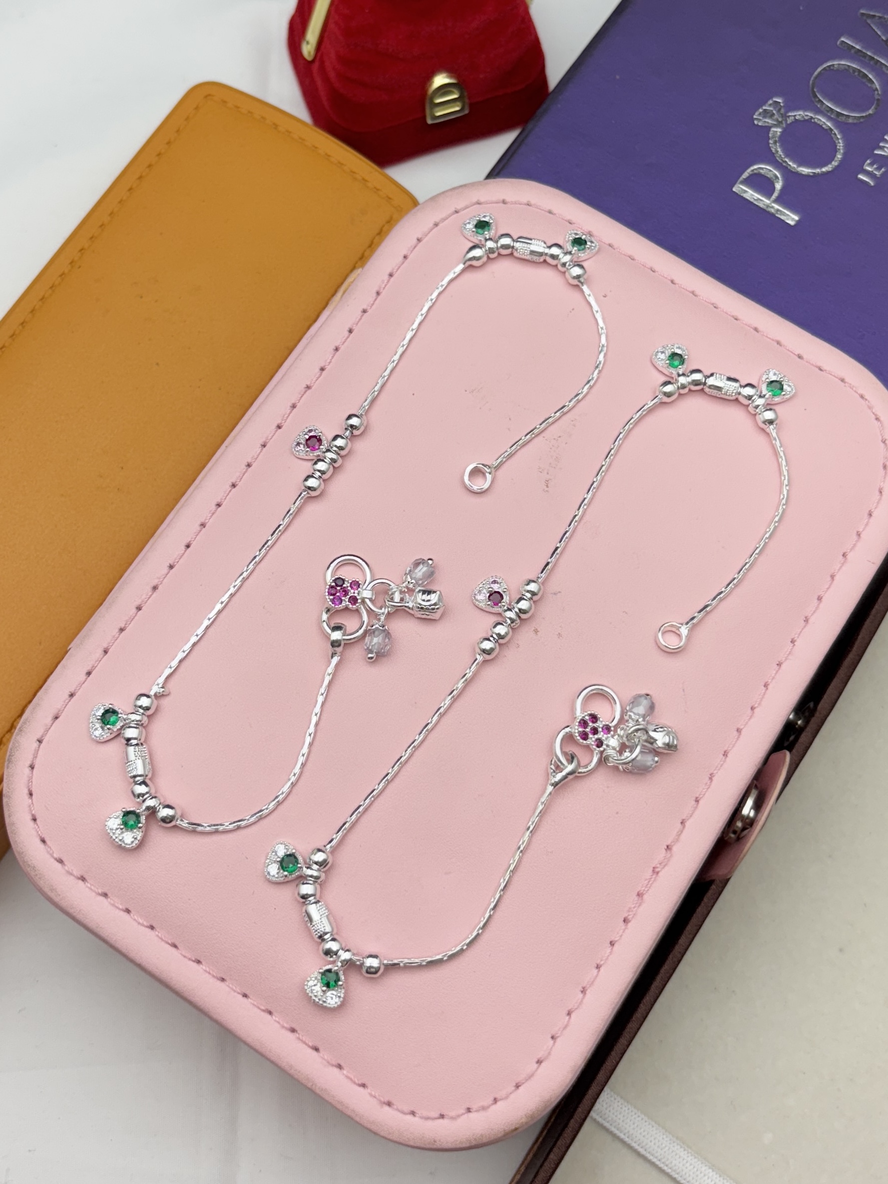 Simple Silver Payal